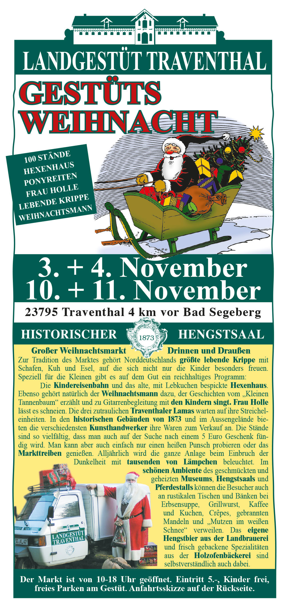 Gest&uuml;ts Weihnacht an zwei Wochenenden